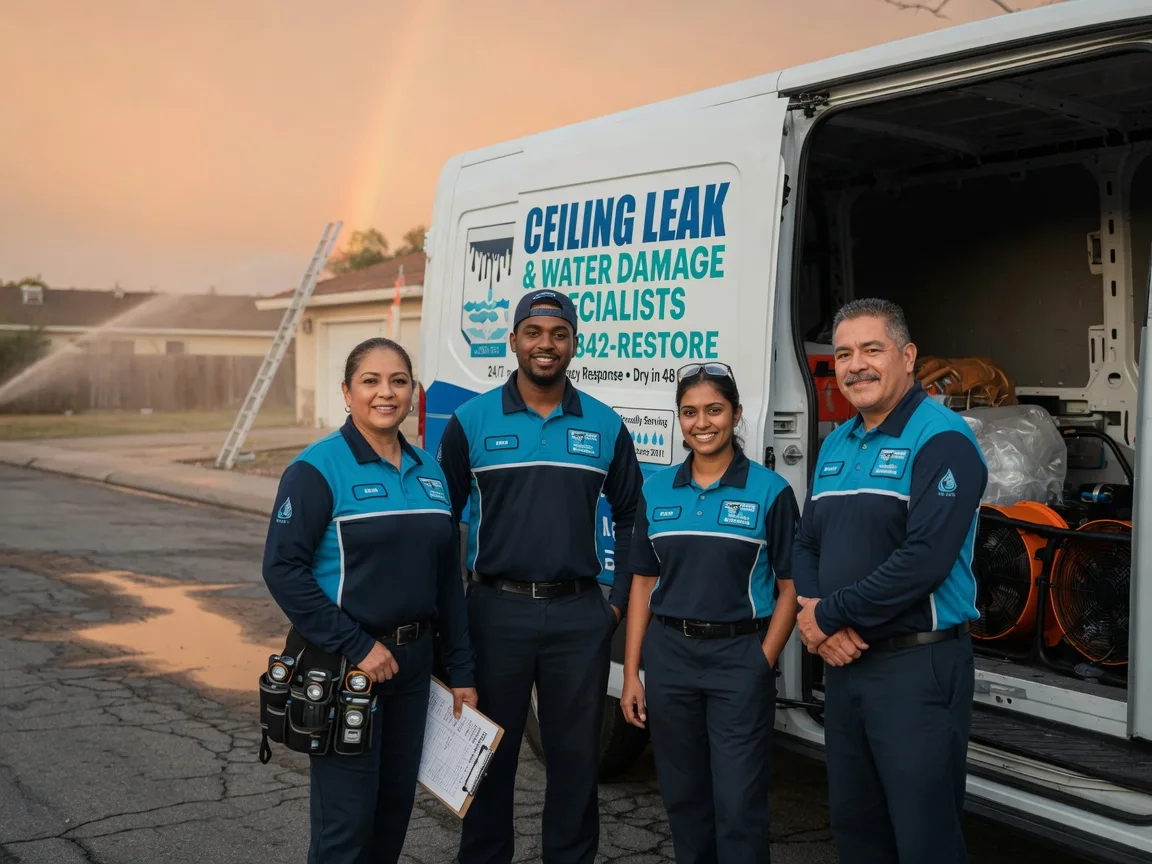 Ceiling Leak Cleanup company in New London, TX